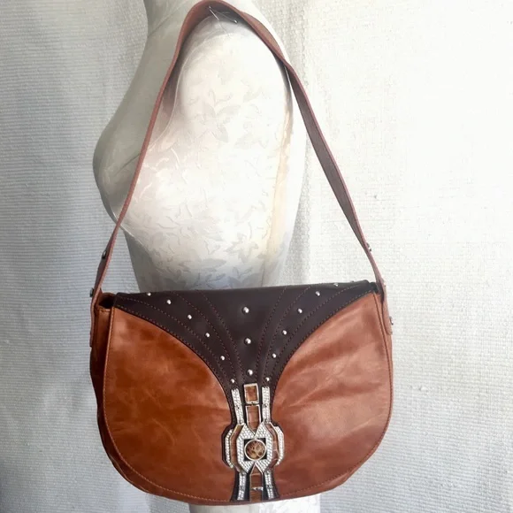 Giuseppe Zanotti Boho Glam Leather Shoulder Bag - Picture 8 of 8